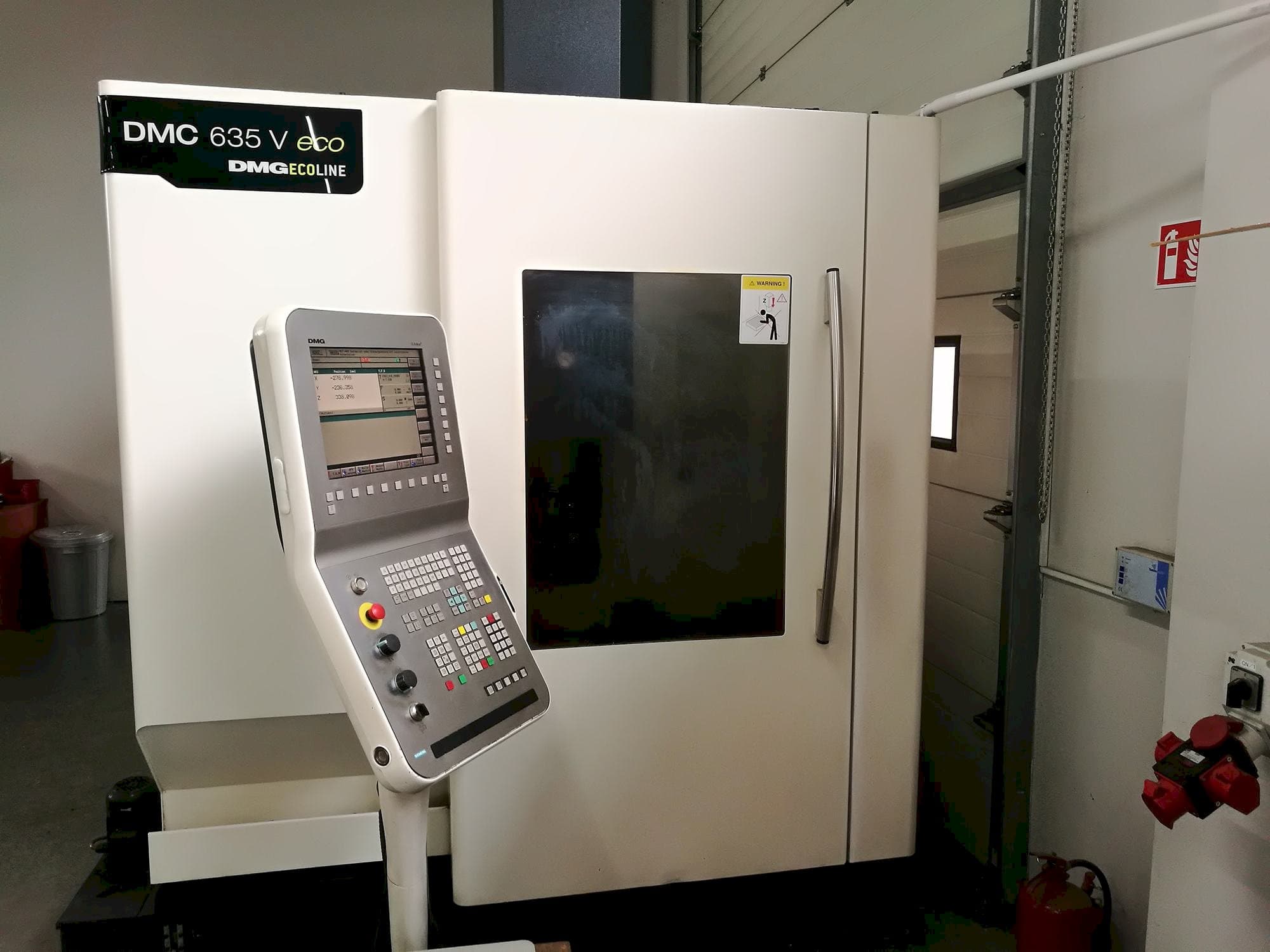 Koneen  DMG DMC 635 V Eco etunäkymä