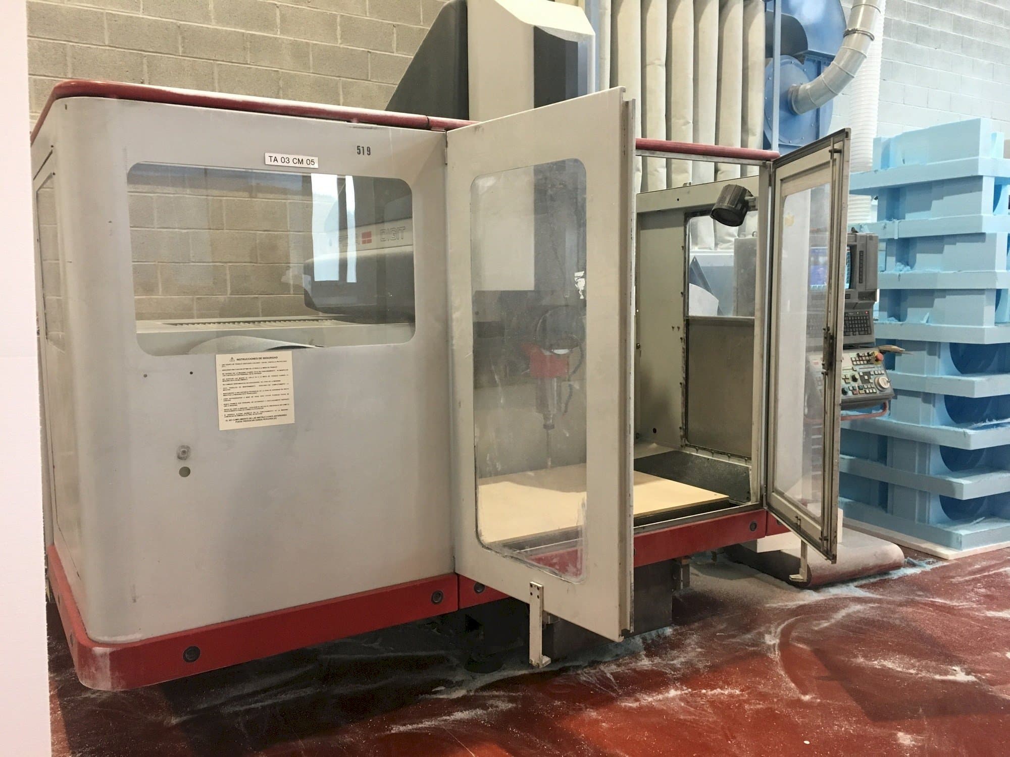 Koneen  Fidia Digit 165 etunäkymä