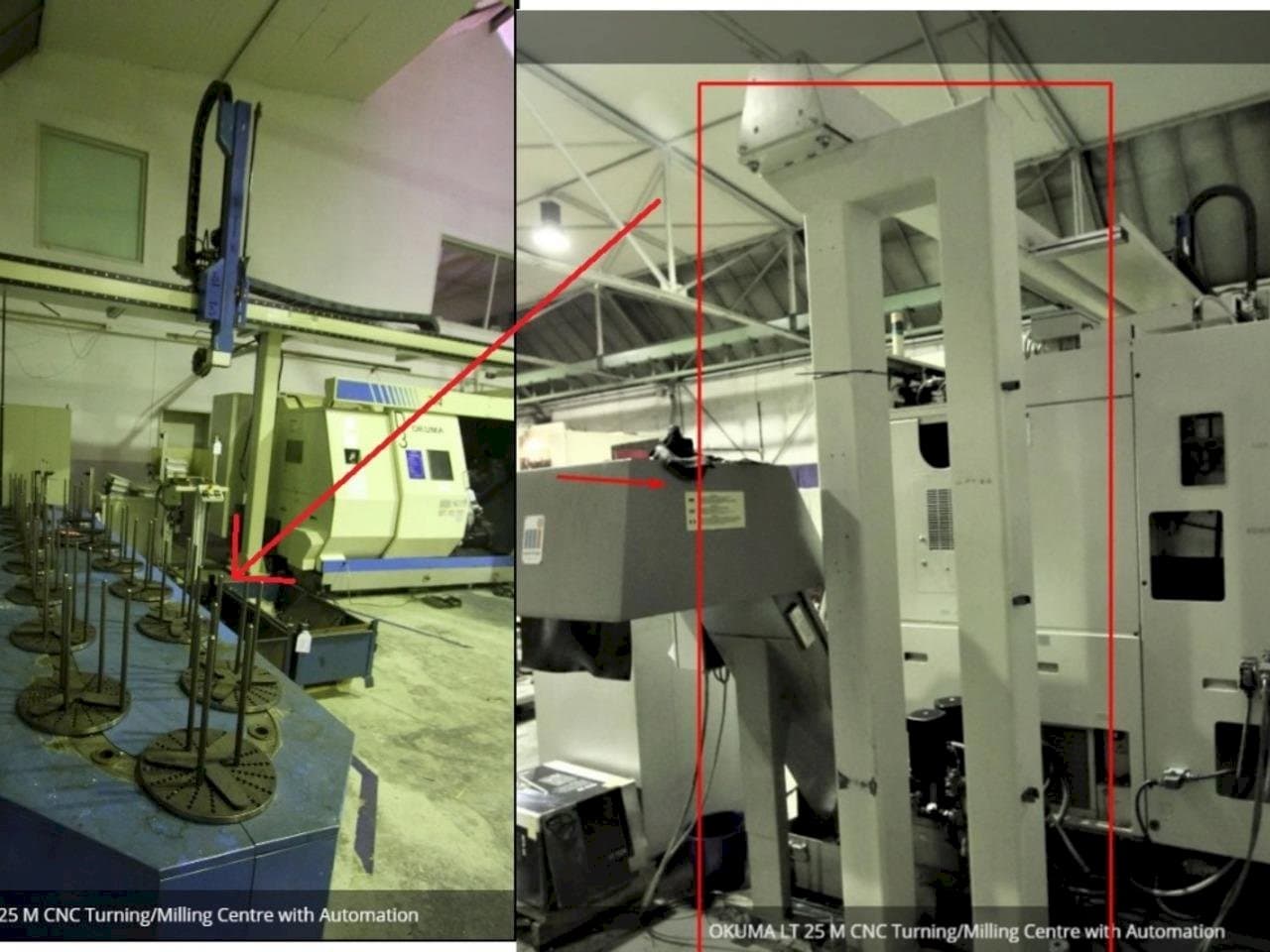 Koneen  Okuma LT 25 M etunäkymä