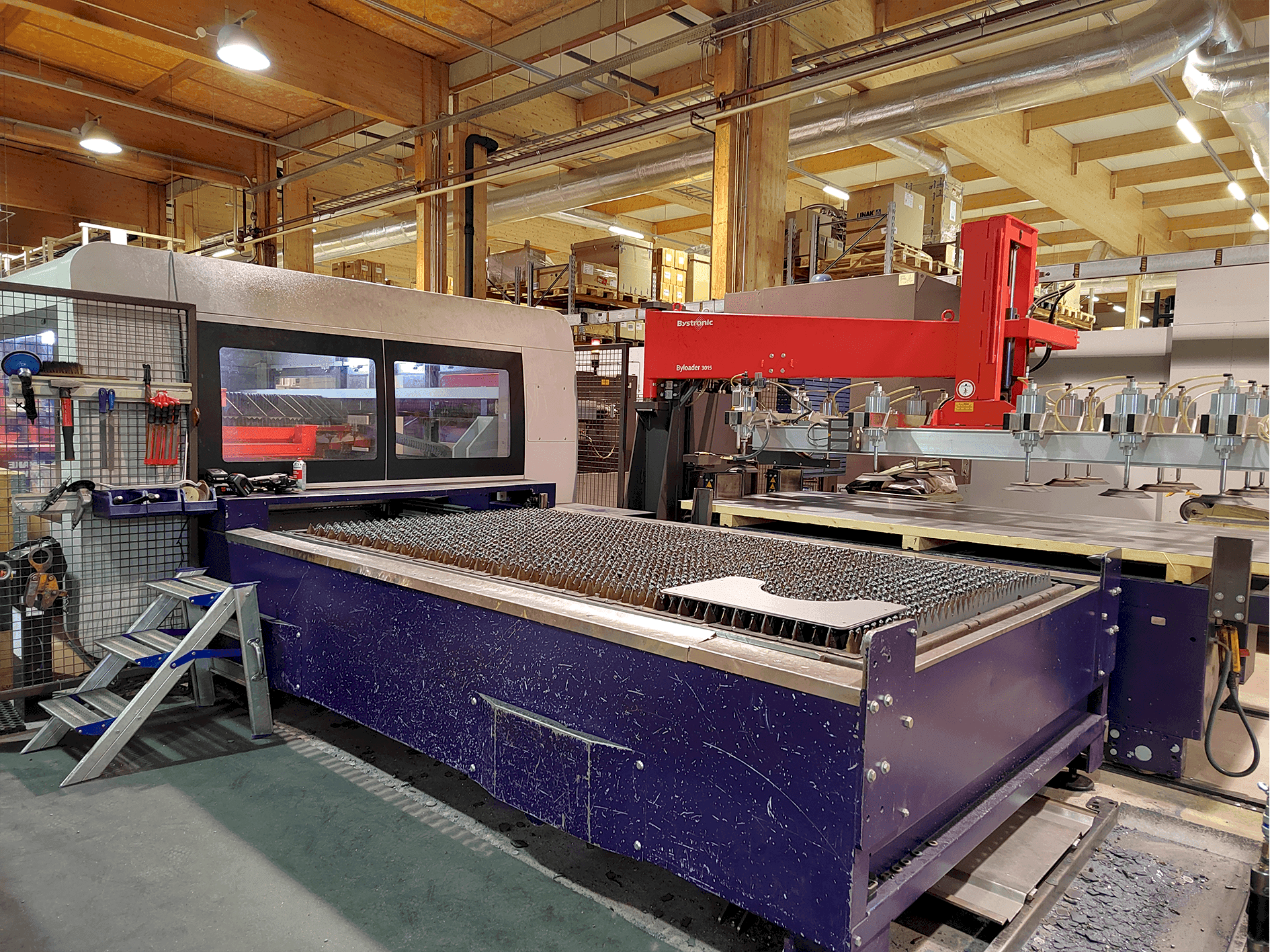 Koneen  Bystronic BySprint Pro 3015 etunäkymä