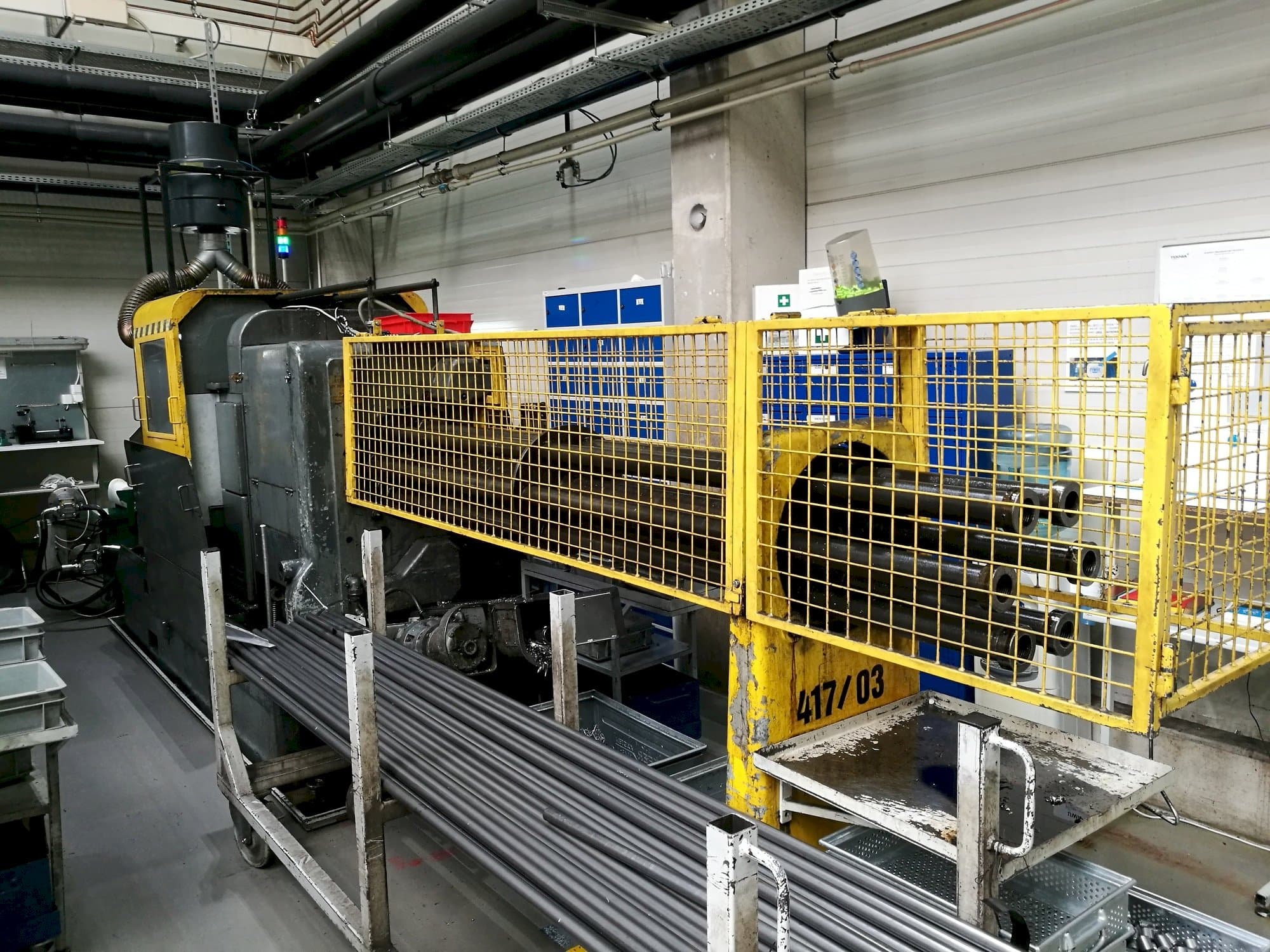 Koneen  Wickman 1  3/8"-6 etunäkymä