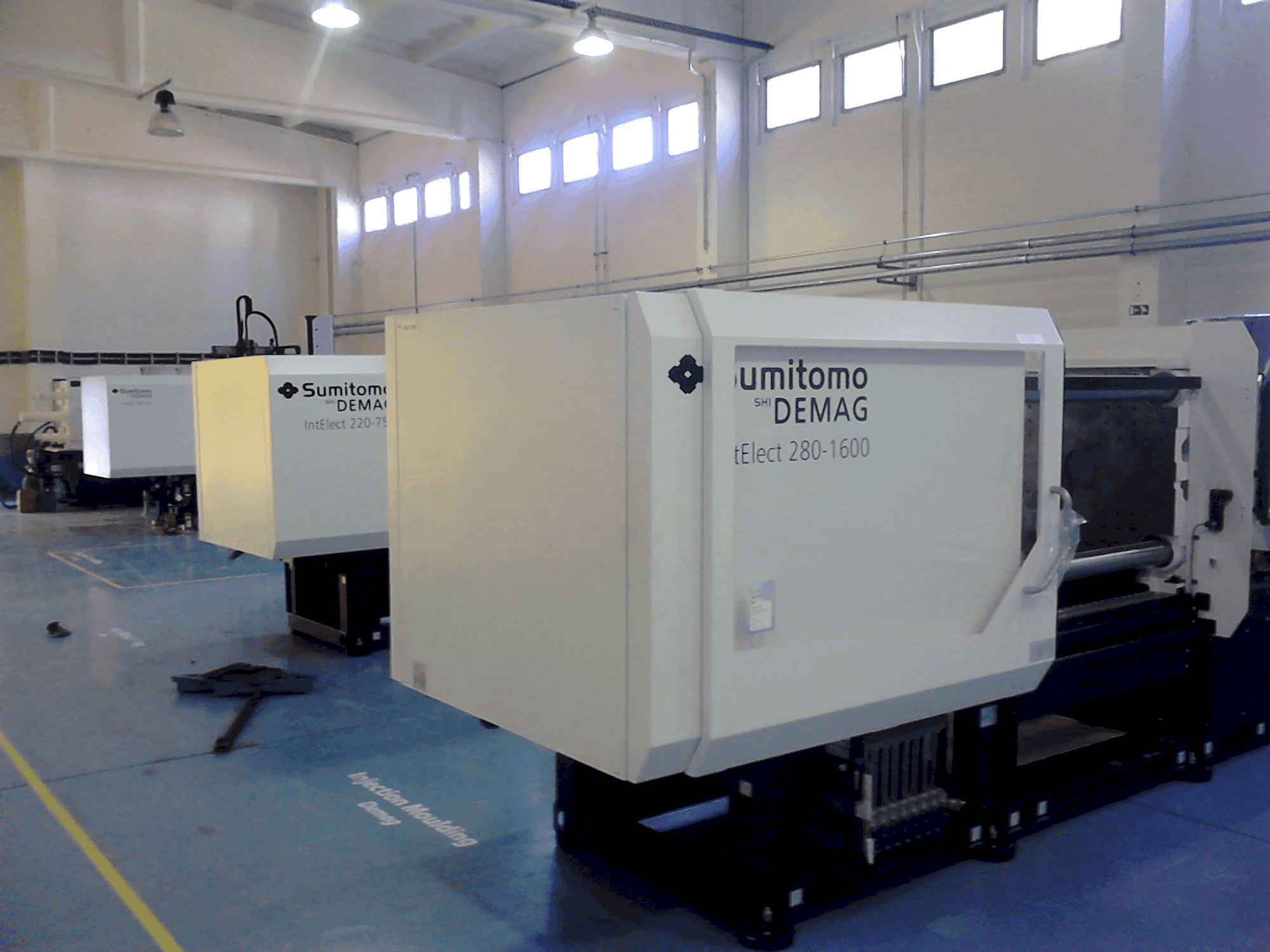 Koneen  SUMITOMO SHI DEMAG Intelect 280/685-1600 etunäkymä