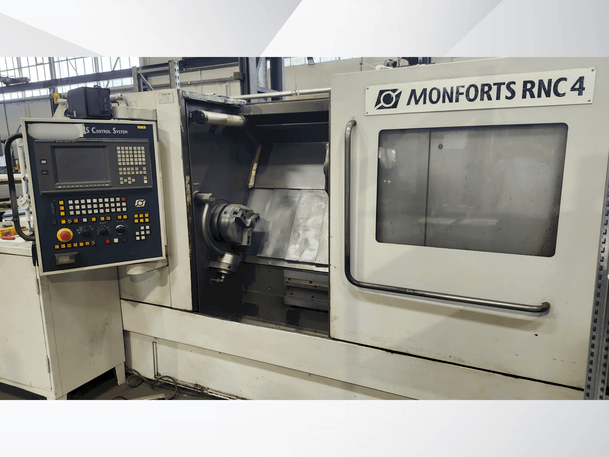 Koneen  Monforts RNC 4 etunäkymä