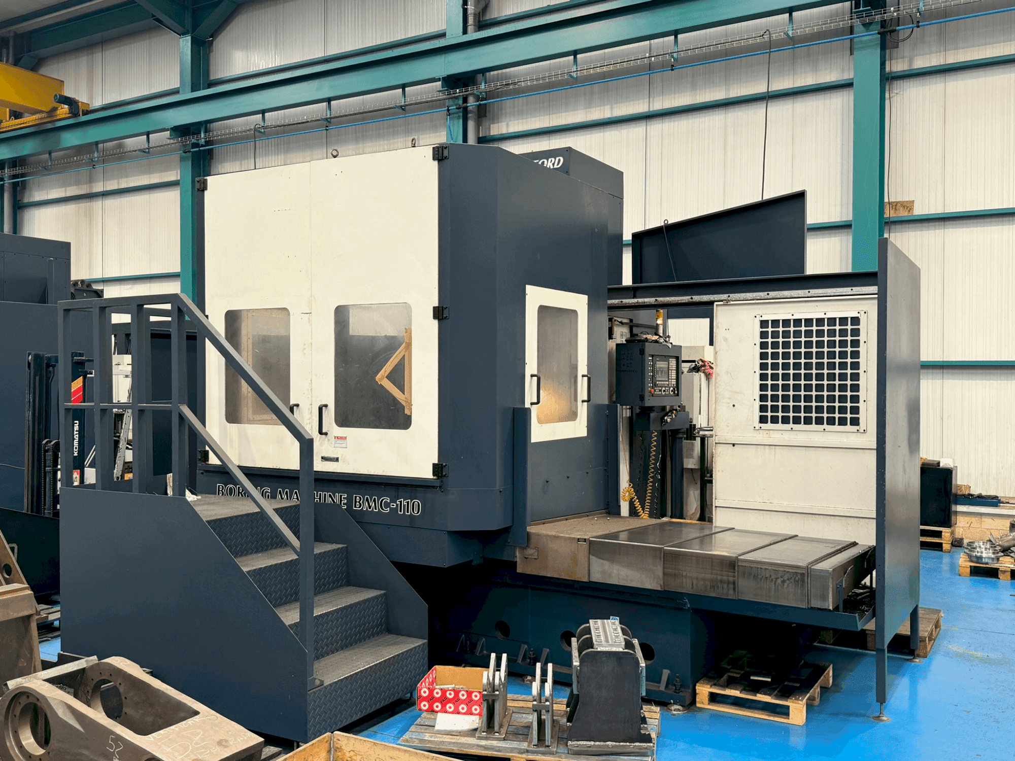 Koneen  Johnford BMC 110 etunäkymä