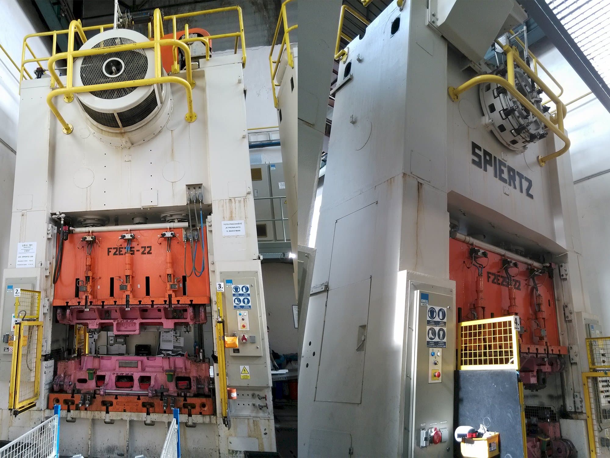 Koneen  Spiertz F2E 25x2.2 etunäkymä