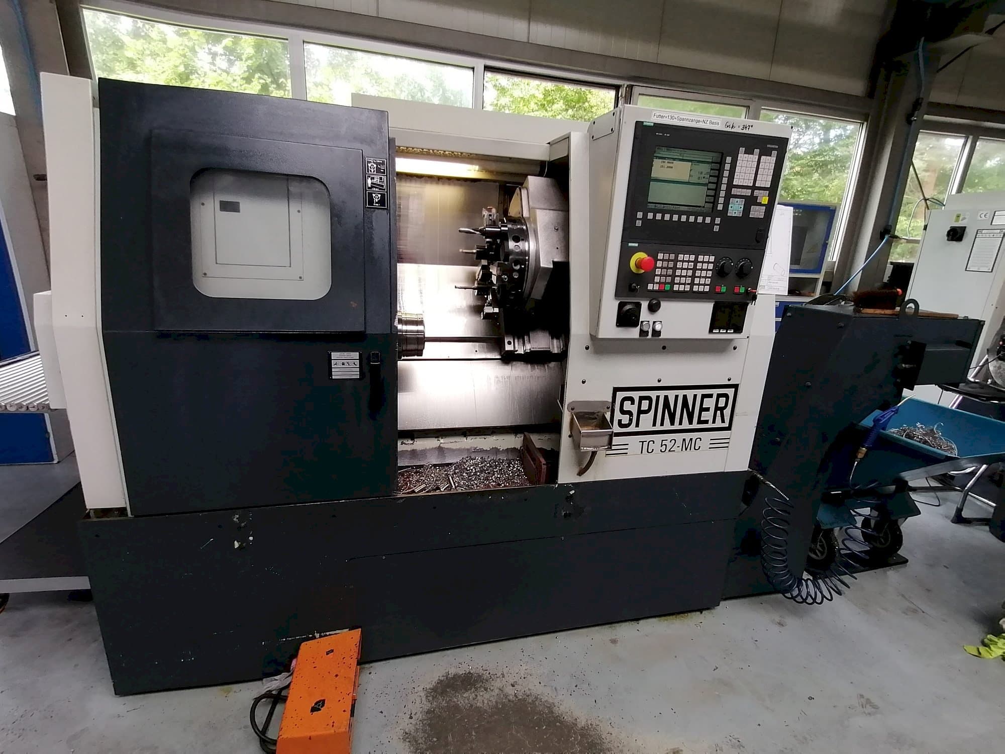 Koneen  SPINNER TC 52-MC etunäkymä
