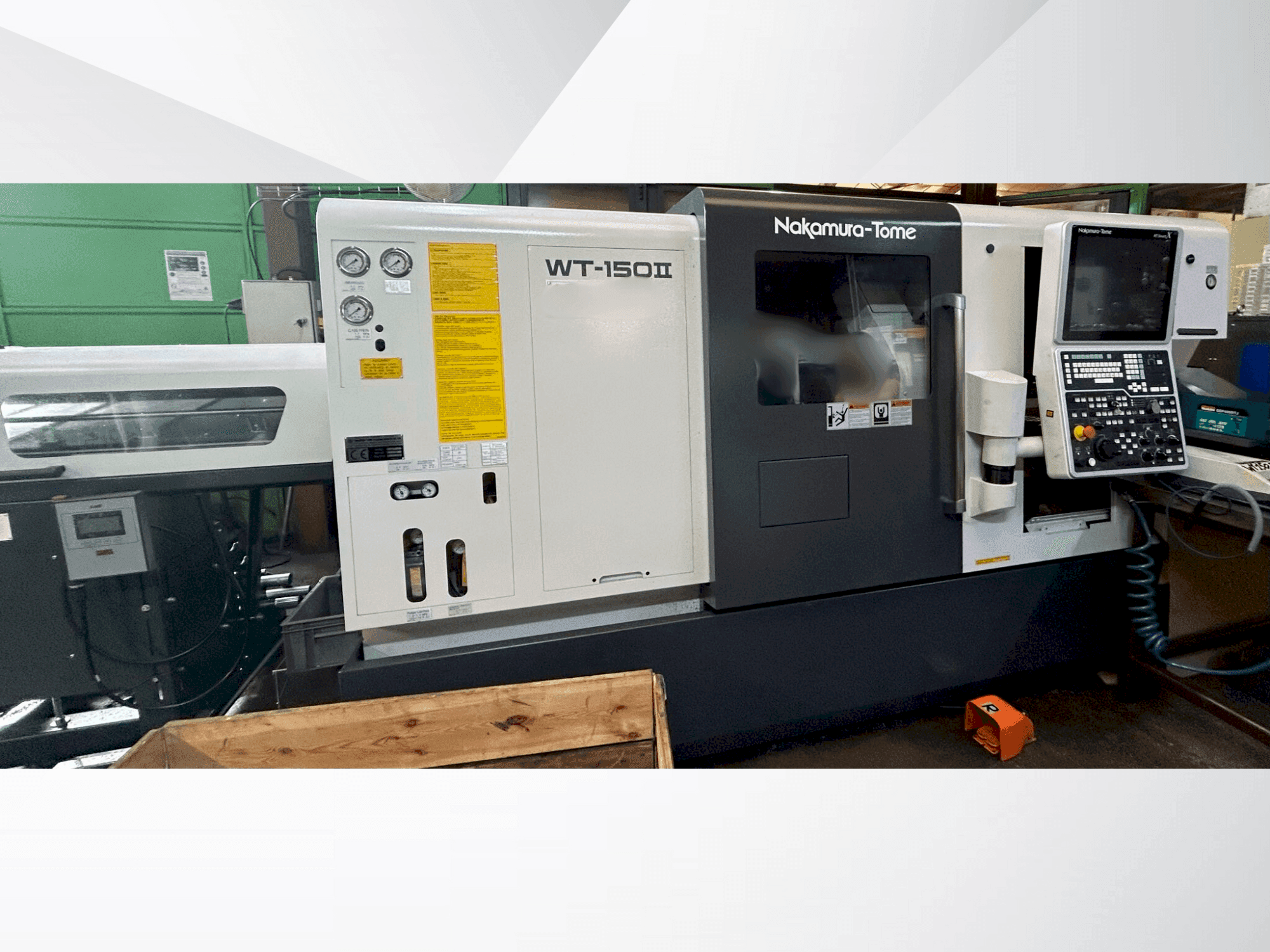 Koneen  NAKAMURA-TOME WT 150 etunäkymä