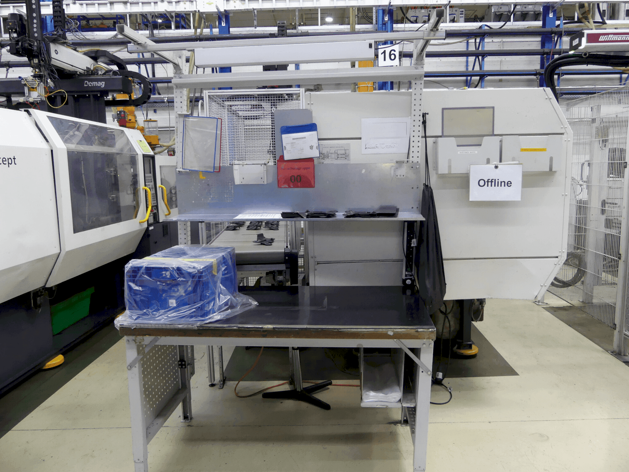 Koneen  DEMAG Ergo-Tech 250-1450 etunäkymä