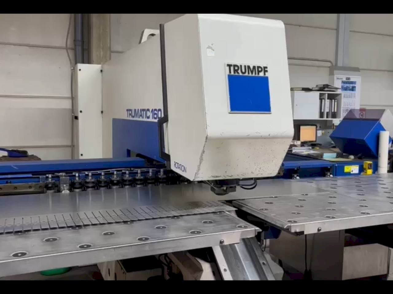 Koneen  Trumpf Trumatic 160 etunäkymä