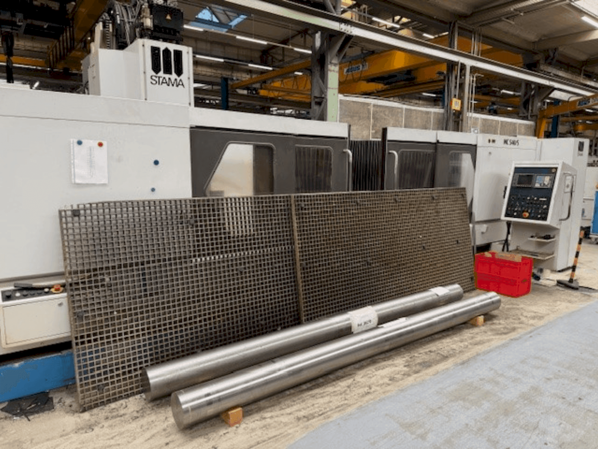 Koneen  STAMA MC 540 etunäkymä