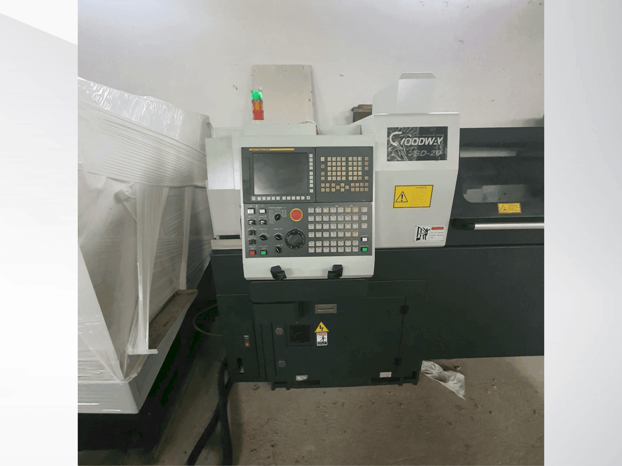 Koneen  Goodway SD 20 etunäkymä