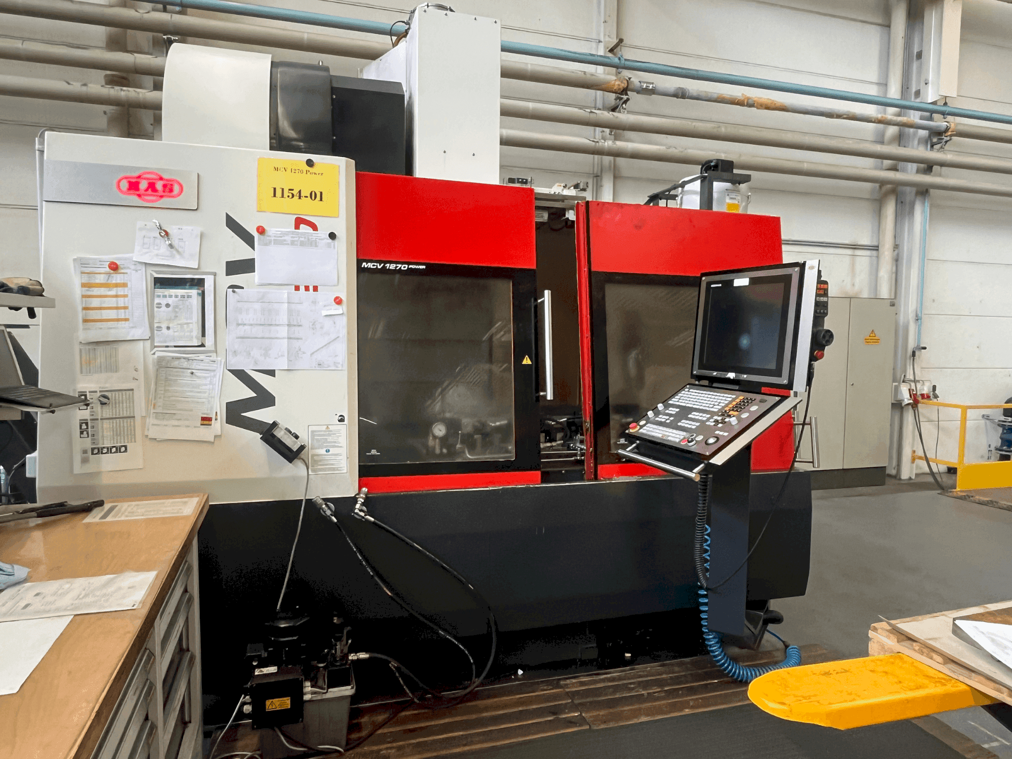 Koneen  MAS MCV 1270 Power etunäkymä