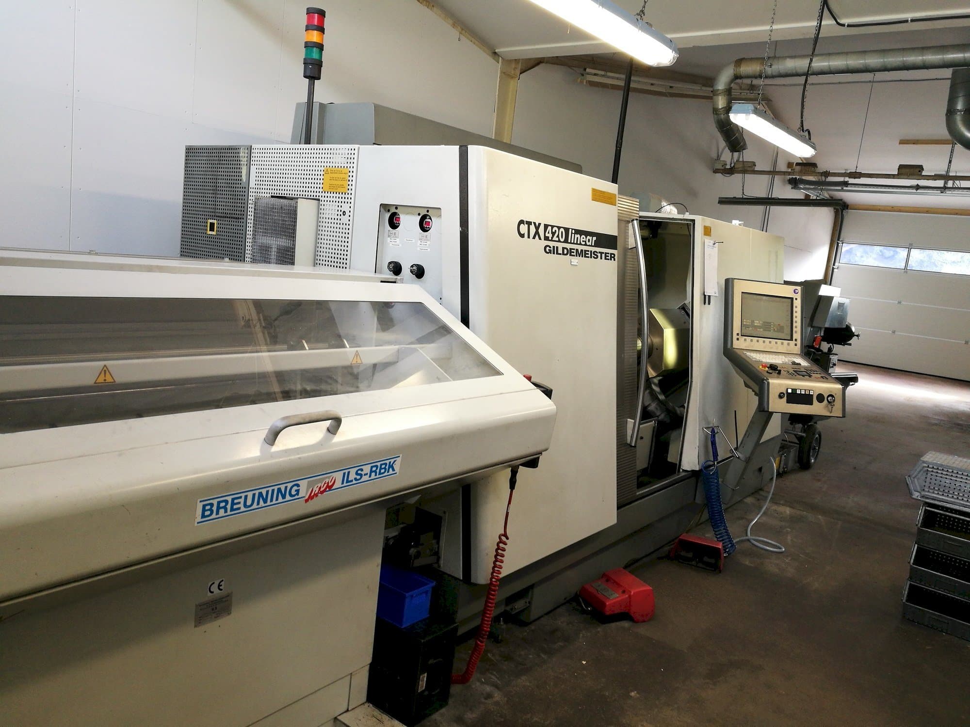Koneen  Gildemeister CTX 420 linear / V6 etunäkymä