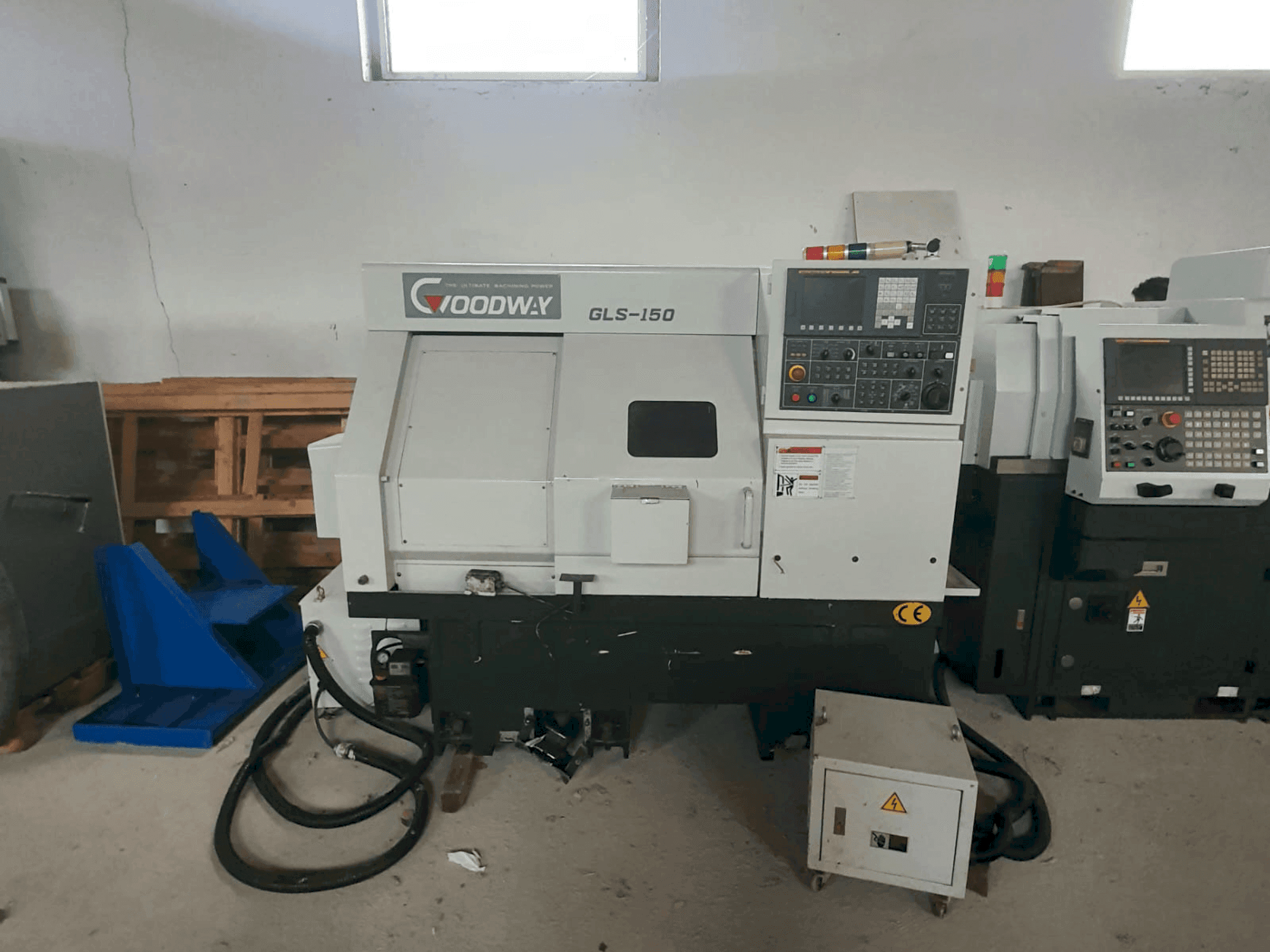 Koneen  Goodway GLS-150 M etunäkymä