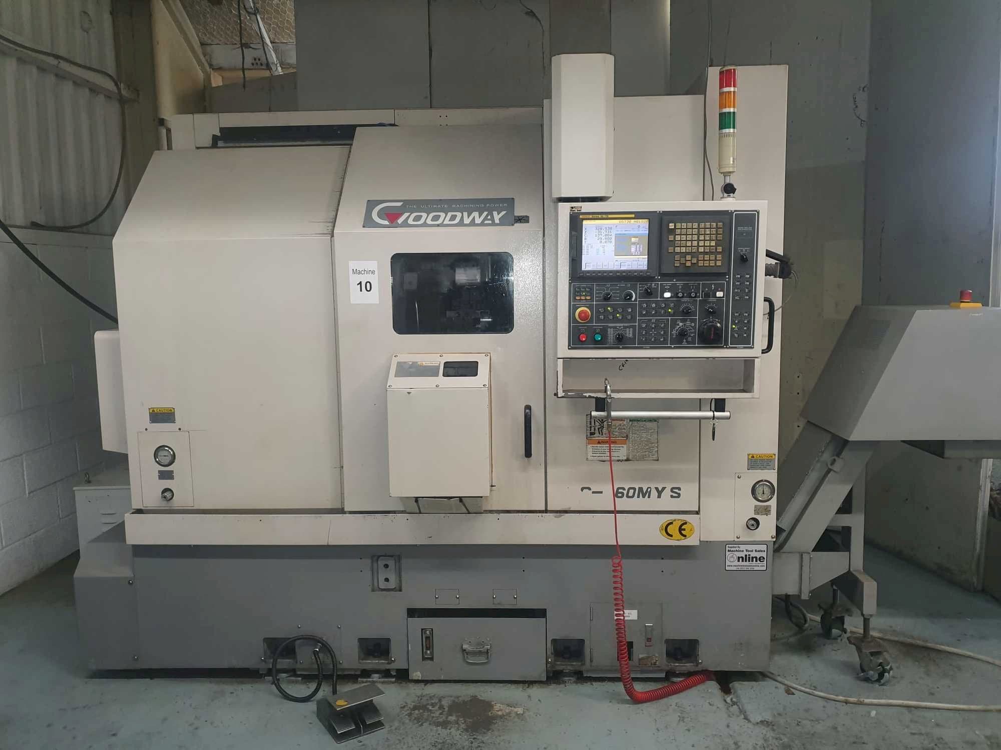 Koneen  Goodway GS-260MYS etunäkymä