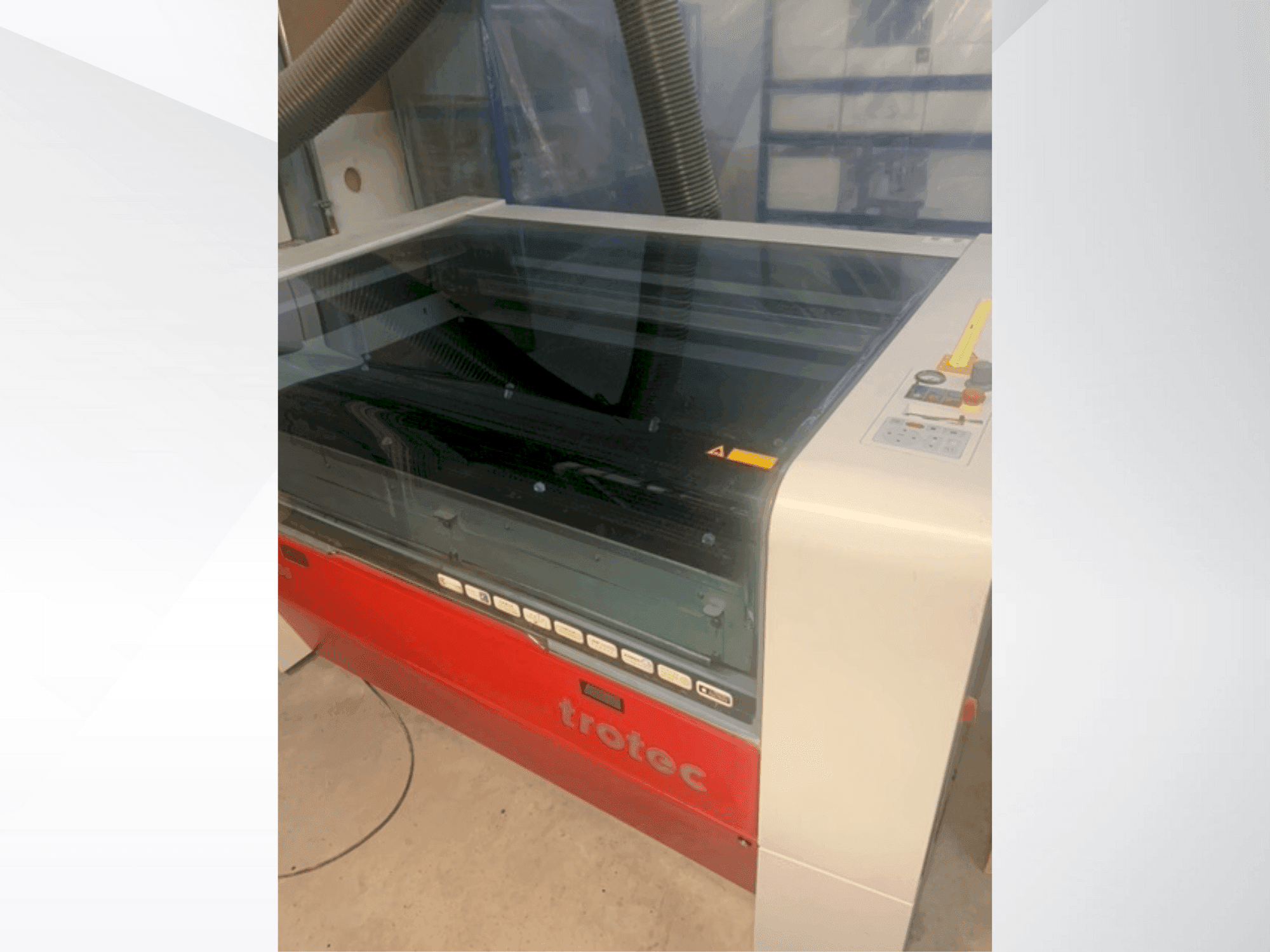 Koneen  Trotec SP500 etunäkymä