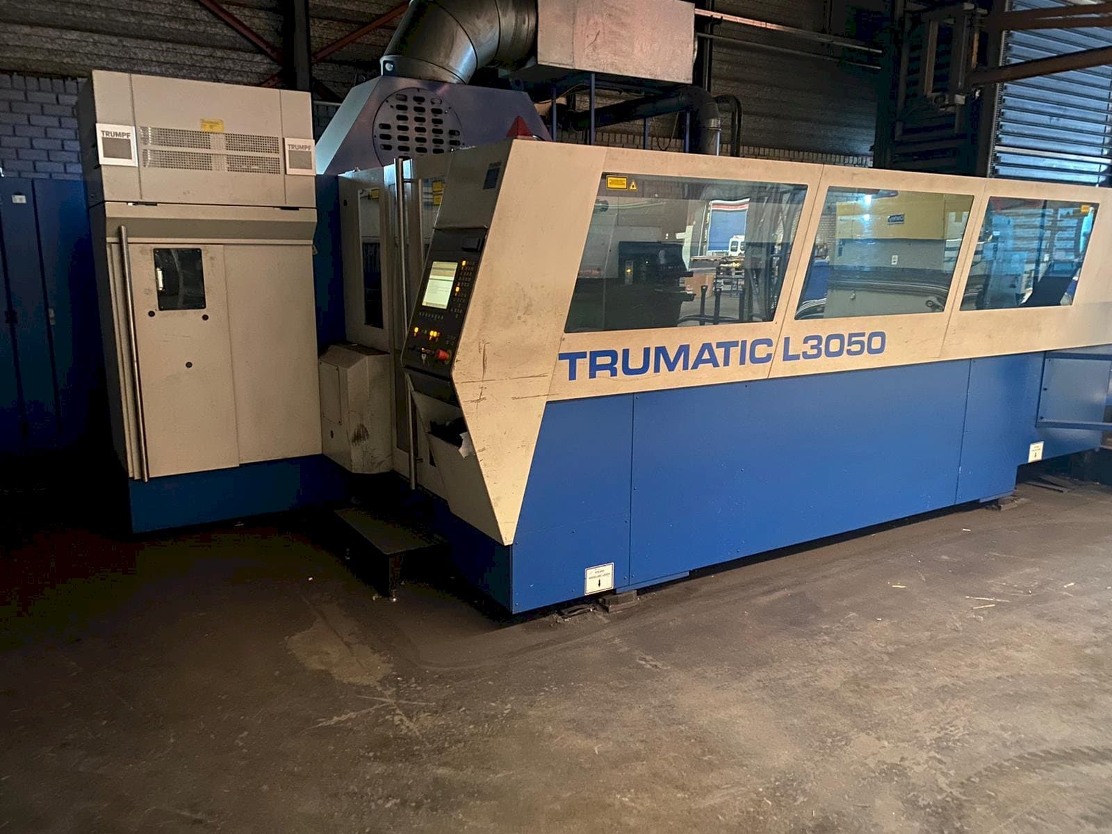 Koneen  Trumpf Trumatic L3050 etunäkymä