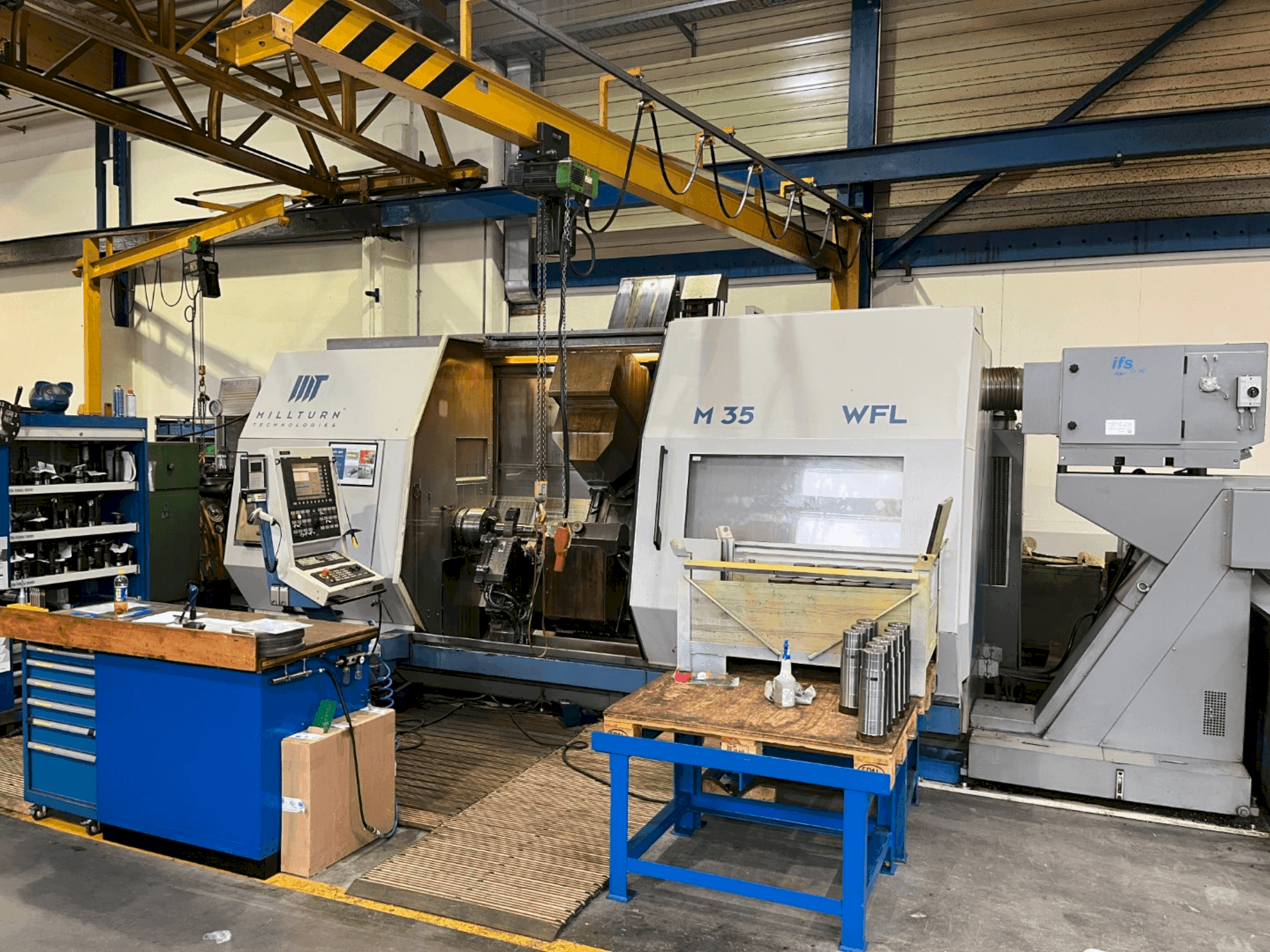 Koneen  WFL M-35 etunäkymä