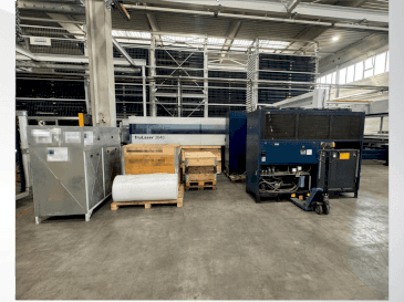 Koneen  TRUMPF TruLaser 3040 etunäkymä