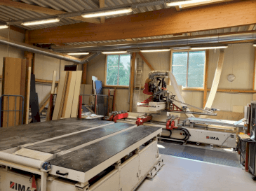 Koneen  IMA BIMA CUT 120/300 etunäkymä