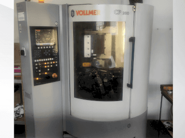 Koneen  VOLLMER CP 200 etunäkymä