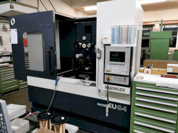 Koneen  Makino EU64 etunäkymä