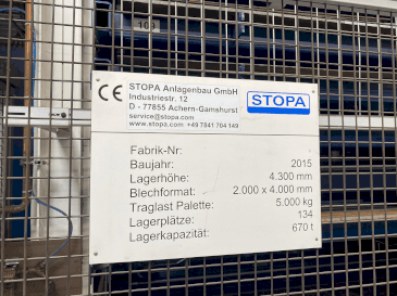 Koneen  TRUMPF STOPA LiftMasterCompact etunäkymä