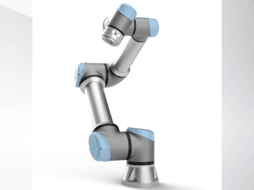 Koneen  Universal Robots UR-3e etunäkymä
