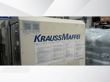 Koneen  Krauss Maffei 340 c2/80 etunäkymä