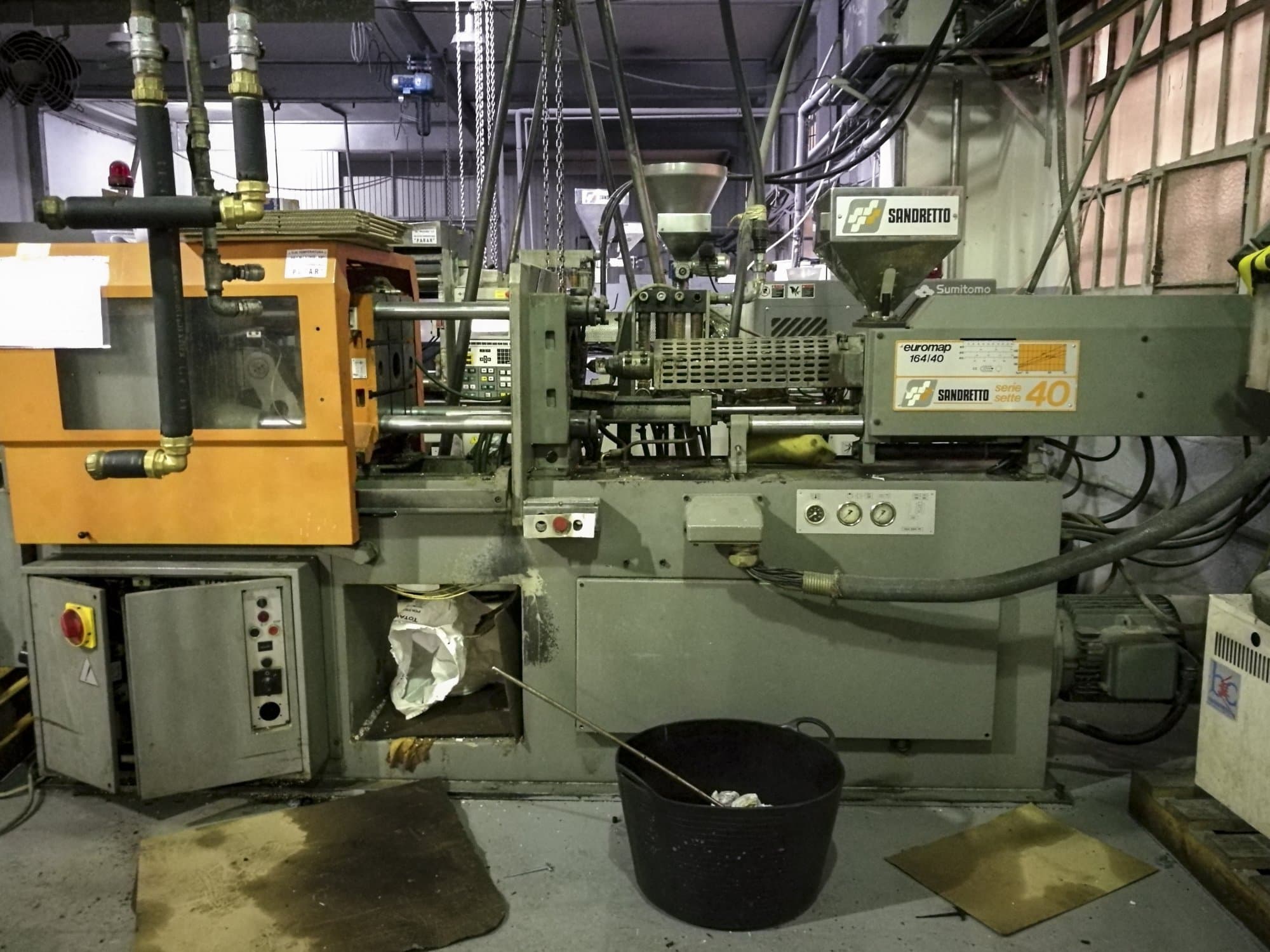 Koneen  SANDRETTO etunäkymäS.7.40