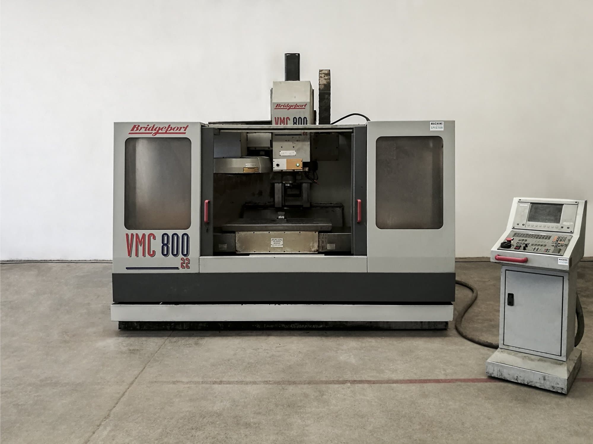 Koneen  Bridgeport etunäkymäVMC 800.22