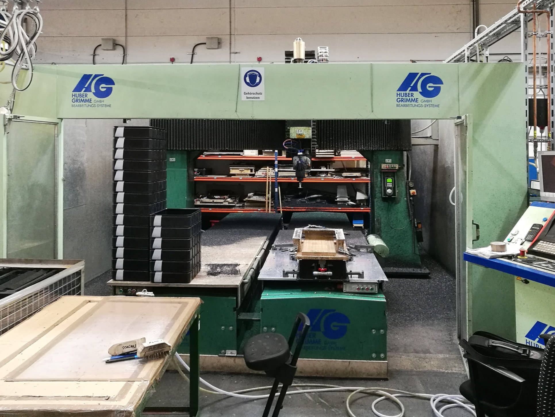 Koneen  Huber&Grimme etunäkymäHG3000T