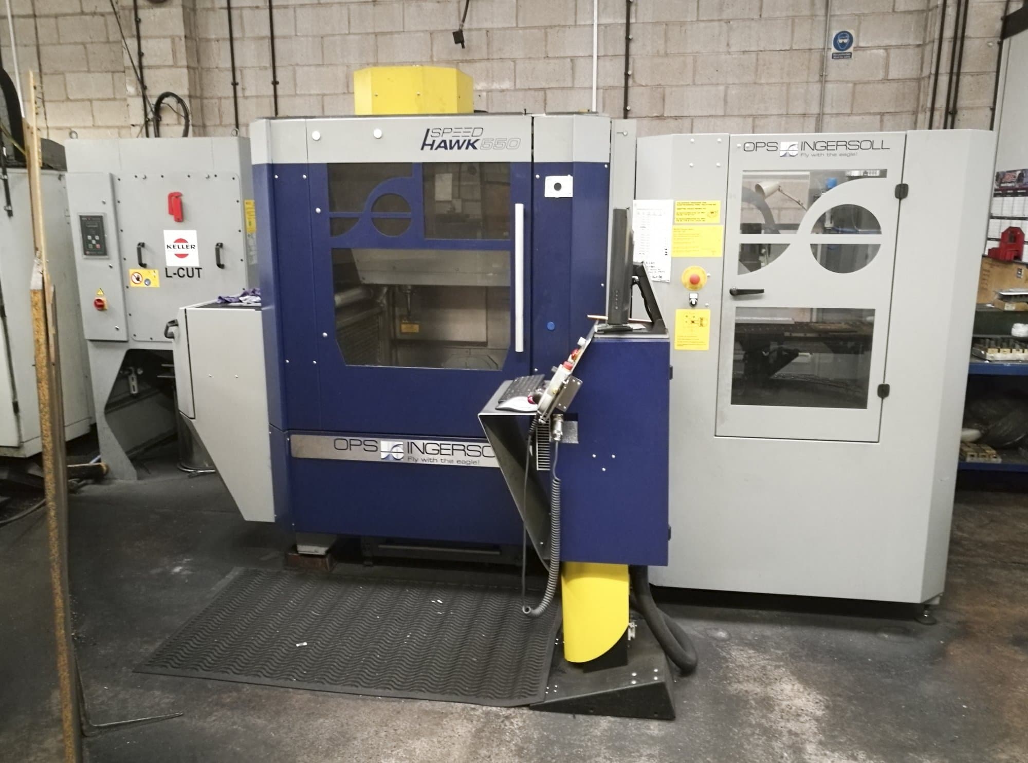 Koneen  OPS-INGERSOLL etunäkymäSpeed Hawk 550