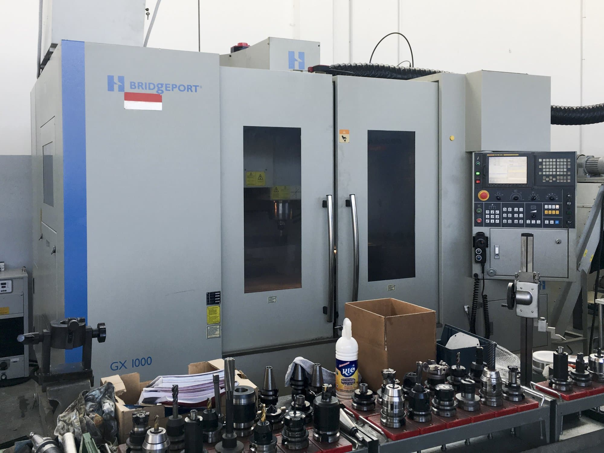 Koneen  1 Bridgeport etunäkymäGX 1000