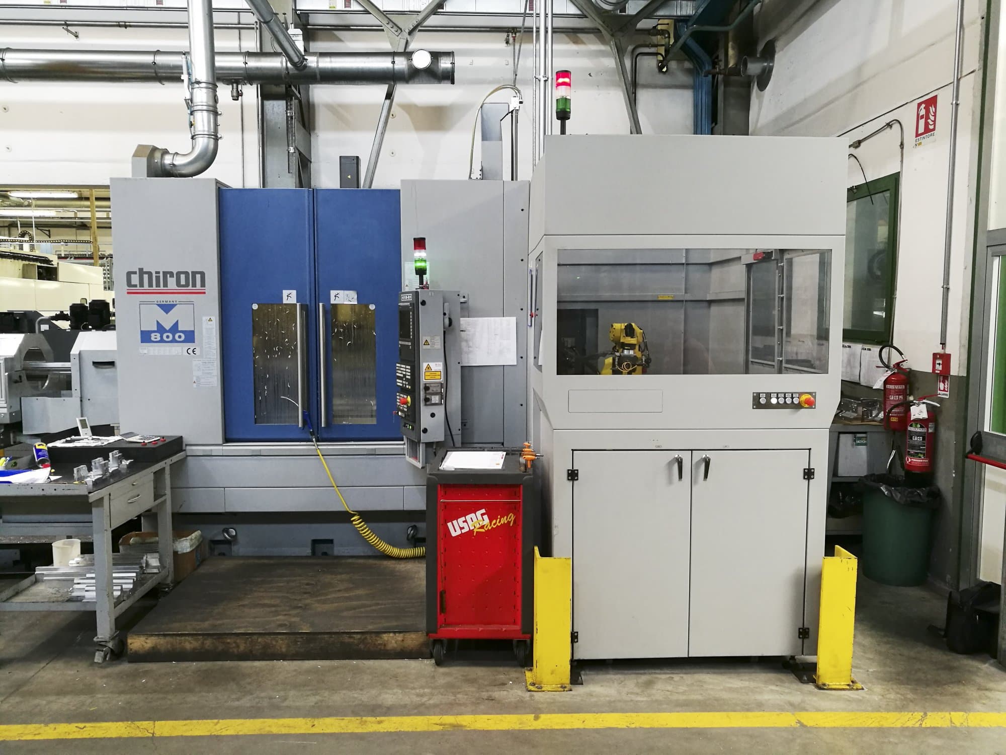 Koneen  Chiron etunäkymäMill-800 FA