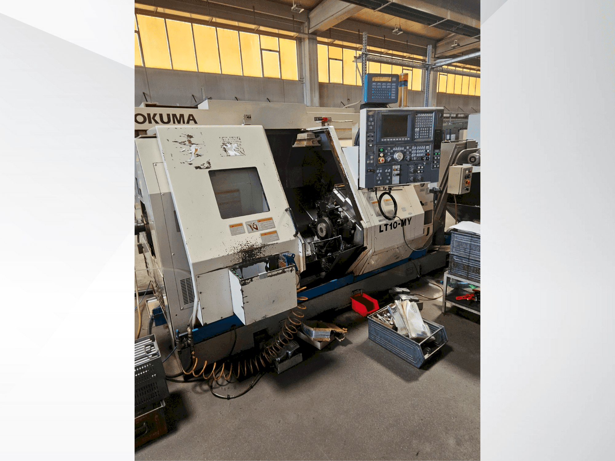 Koneen Okuma LT 10 MY etunäkymä