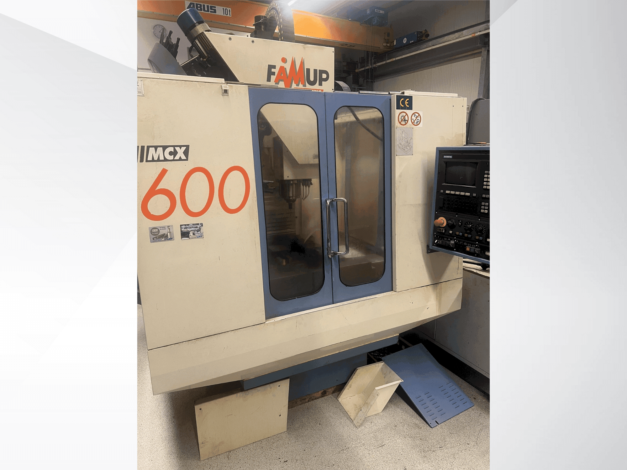 Koneen FAMUP MCX 600 etunäkymä