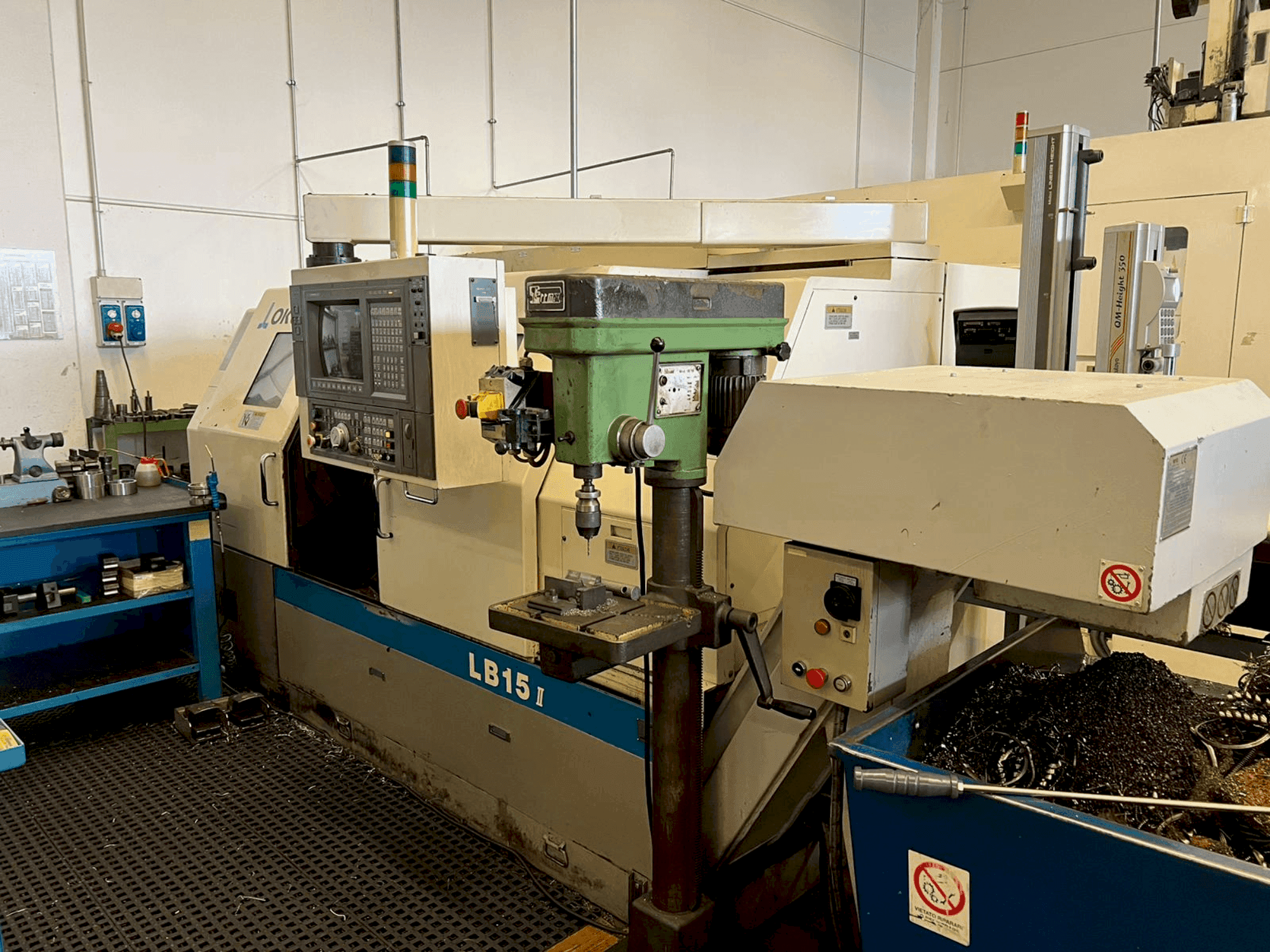 Koneen Okuma LB15-II etunäkymä