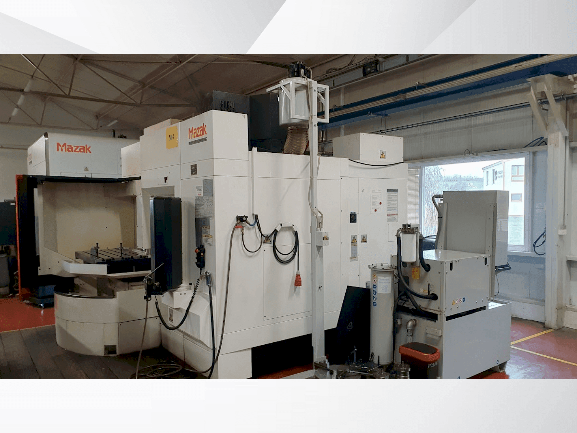Koneen Mazak VCS 530C-2PC etunäkymä