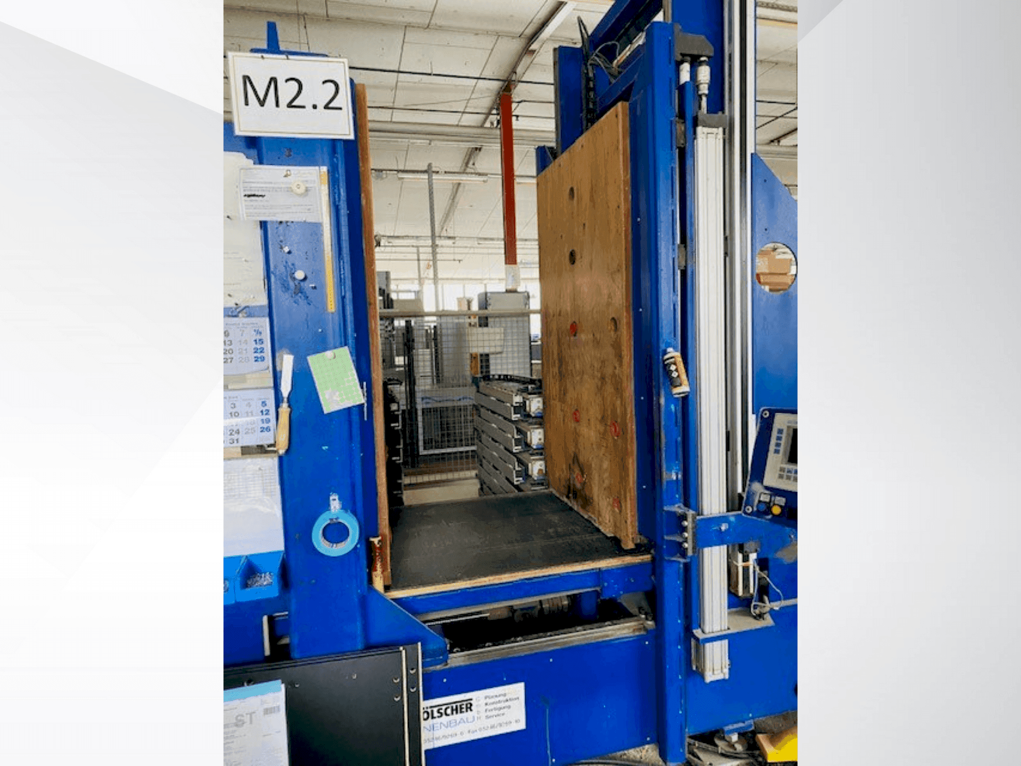 Koneen Hüttenhölscher Body Press etunäkymä