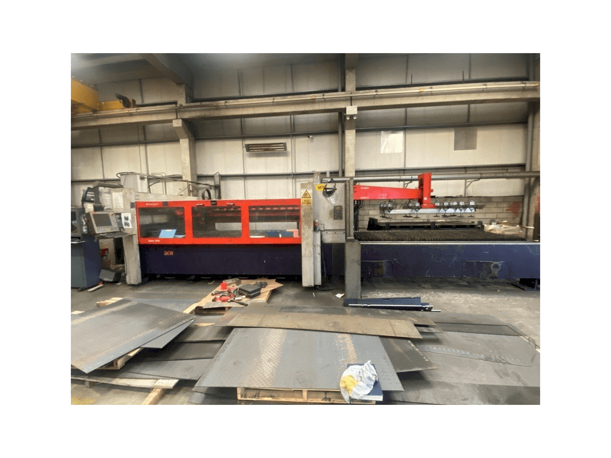 Koneen Bystronic Bystar 3015 etunäkymä