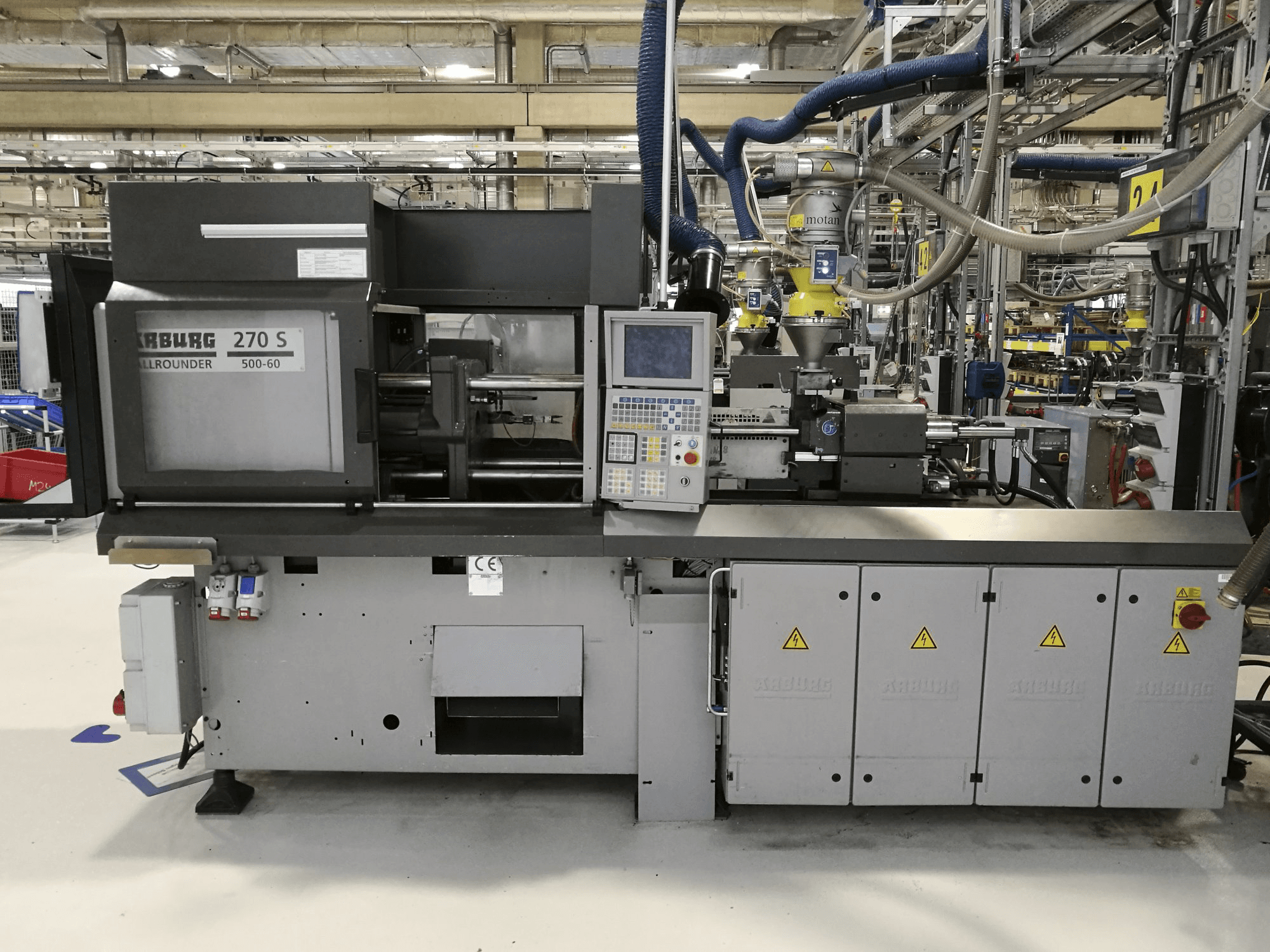 Koneen Arburg etunäkymä270S 500-60