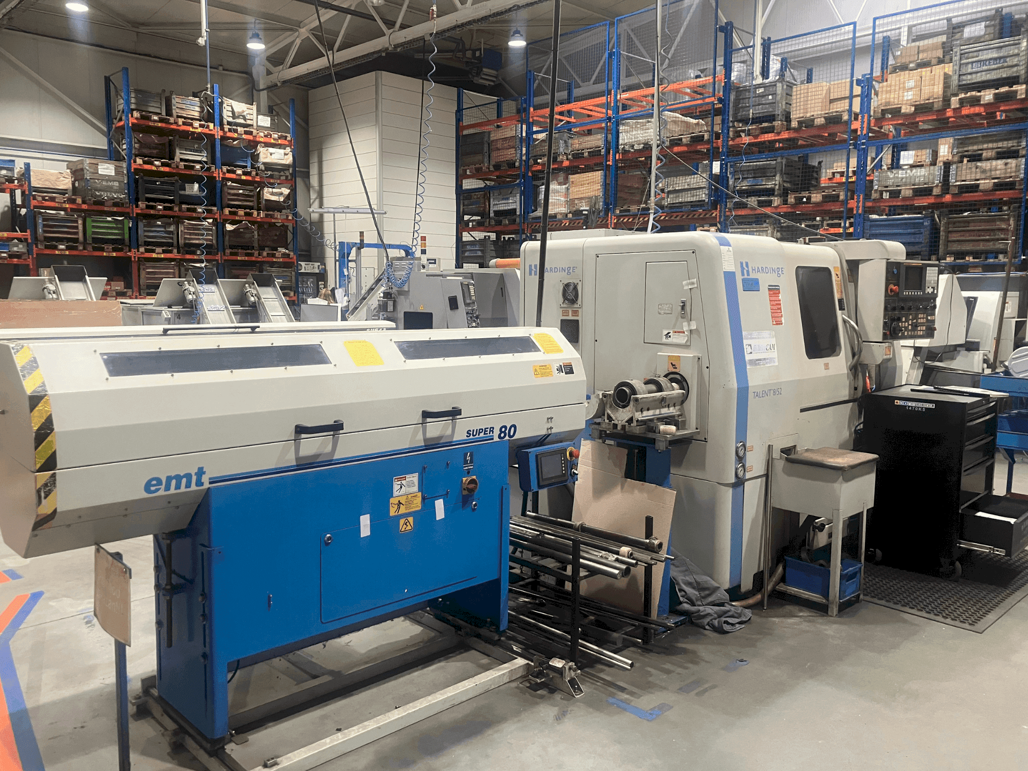 Koneen HARDINGE Talent 8/52 etunäkymä