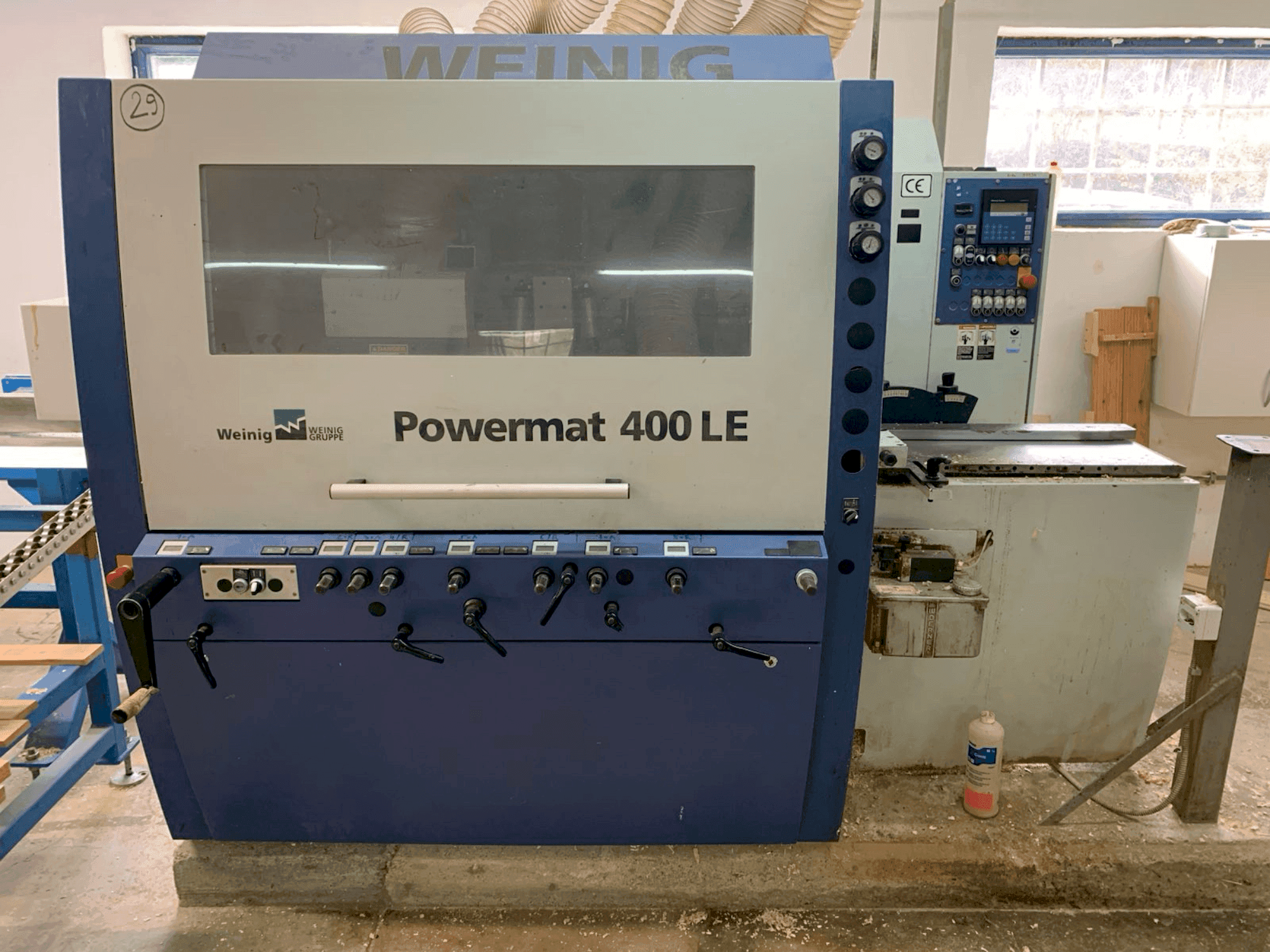 Koneen WEINIG / DIMTER POWERMAT 400LE etunäkymä
