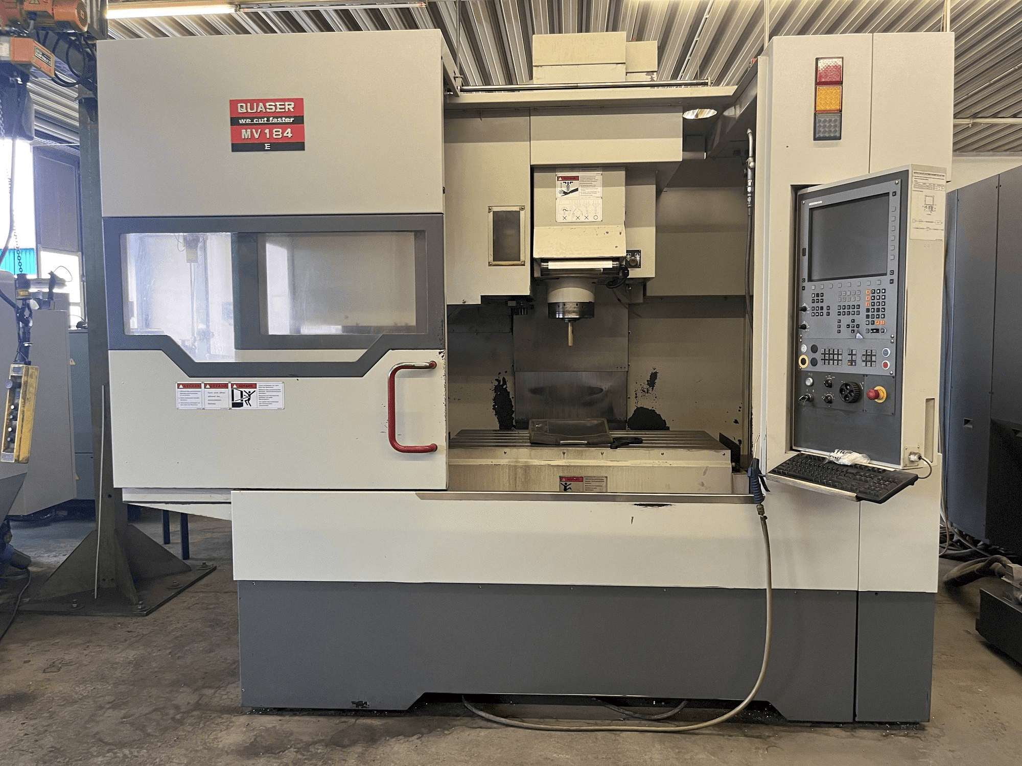 Koneen Quaser MV 184E etunäkymä