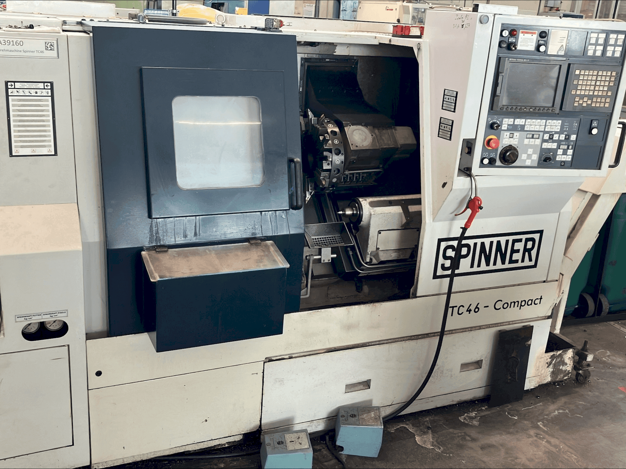 Koneen SPINNER TC46-COMPACT etunäkymä