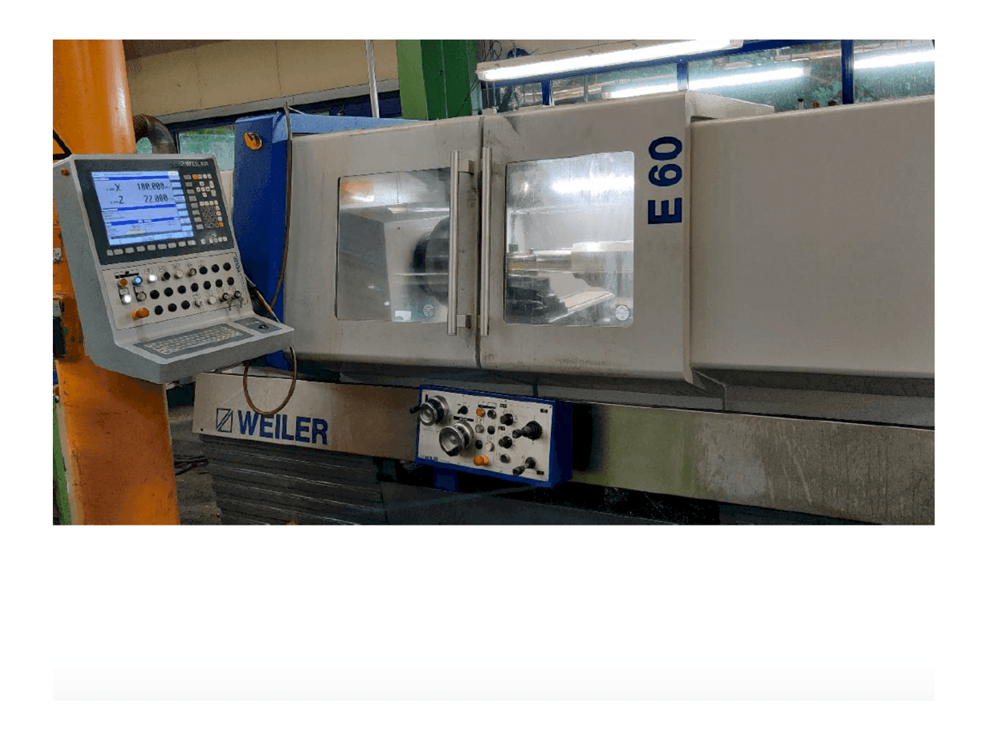 Koneen Weiler E60 etunäkymä