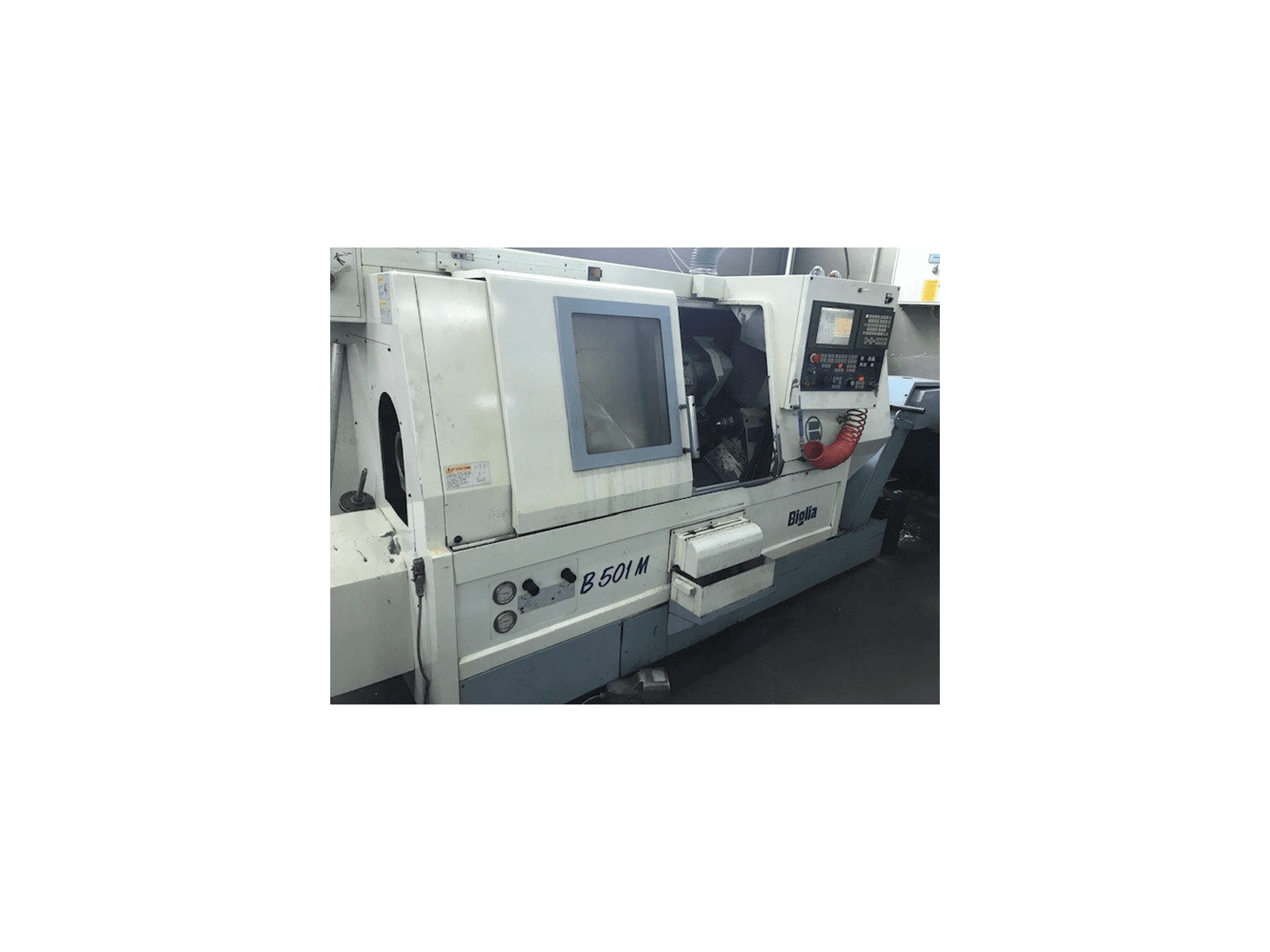 Koneen Biglia B501 etunäkymä