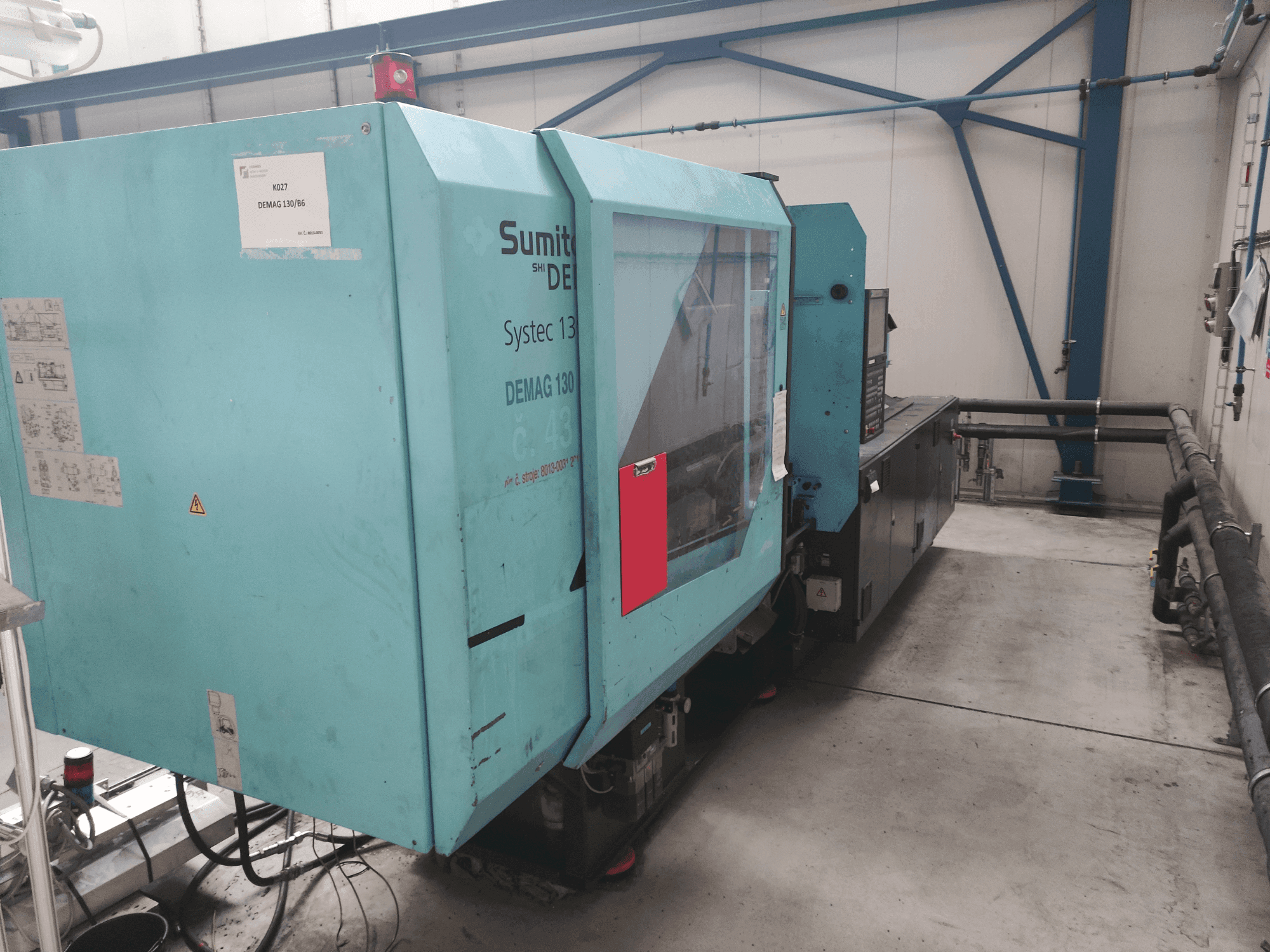Koneen DEMAG Systec 130/475-430 etunäkymä