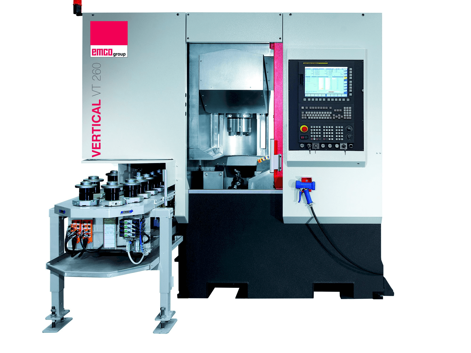 Koneen EMCO VT260 MY etunäkymä